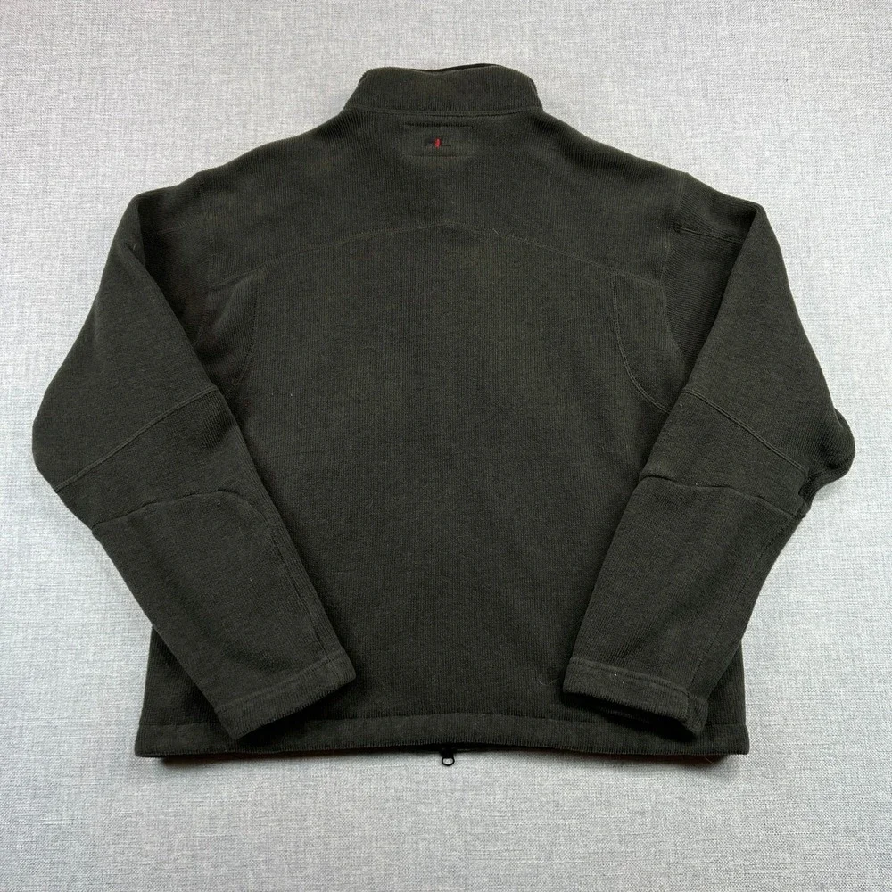 Vintage 90s Polo Ralph Lauren Full Zip Fleece Jacket Gray Men XL Minimalist‎